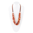 Xavier Carnelian Multi-Strand Necklace