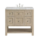 James Martin Breckenridge 36" Single Bathroom Vanity, Whitewashed Oak