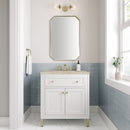 James Martin Chicago 30" Single Bathroom Vanity, Glossy White