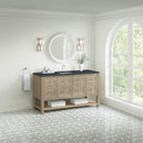 James Martin Breckenridge 60" Single Bathroom Vanity, Whitewashed Oak