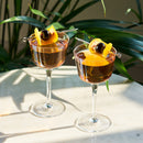 Raye Angled Crystal Nick & Nora Glasses Set of 2 by Viski