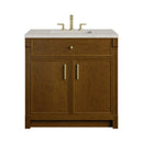 James Martin Bellshire 36" Single Bathroom Vanity, Honey Oak
