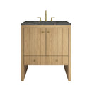 James Martin Hudson 30" Single Bathroom Vanity, Light Natural Oak