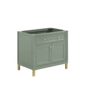 James Martin Chicago 36" Single Bathroom Vanity, Smokey Celadon