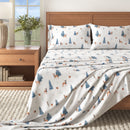 Turkish Cotton Christmas Flannel Sheet Set - Whittaker Collection by Great Bay Home