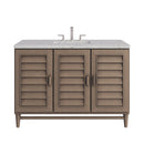 James Martin Portland 48" Single Bathroom Vanity, Whitewashed Walnut