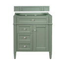 James Martin Brittany 30" Single Bathroom Vanity, Smokey Celadon