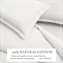 100% Cotton Honeycomb Waffle Duvet Set - Mattea Collection by Great Bay Home