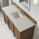 James Martin Brittany 60" Single Bathroom Vanity, Pecan