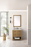 James Martin Breckenridge 30" Single Bathroom Vanity, Light Natural Oak