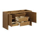James Martin Hudson 60" Single Bathroom Vanity, Honey Oak