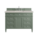 James Martin Brittany 48" Single Bathroom Vanity, Smokey Celadon