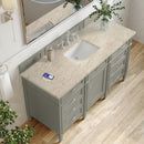 James Martin Brittany 60" Single Bathroom Vanity, Urban Gray