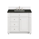 James Martin Bristol 36" Single Bathroom Vanity, Bright White