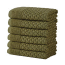 Cotton Diamond Waffle Weave Bath Towel Set - Grayson Collection by Great Bay Home