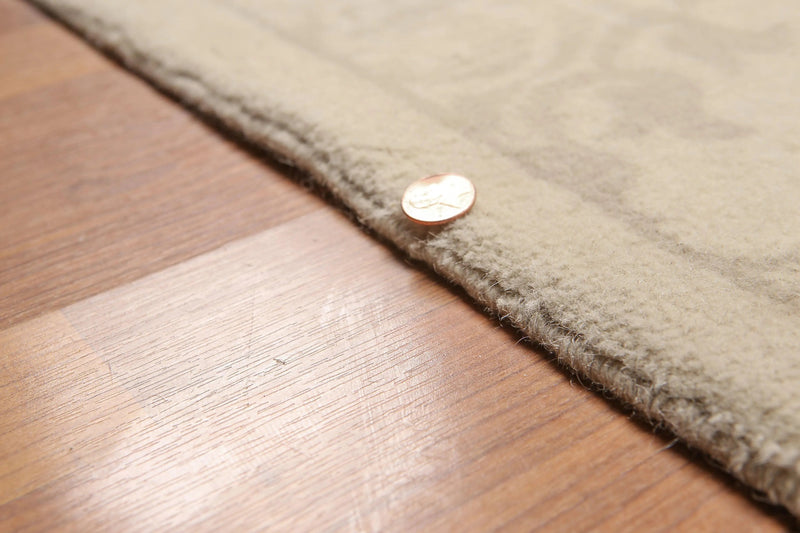 6' x 9' Hand Knotted Floral Traditional Oriental Wool Area rug Beige