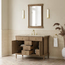 James Martin Kinnsden 48" Single Bathroom Vanity, Weathered Oak