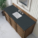 James Martin Bristol 60" Single Bathroom Vanity, Saddle Brown