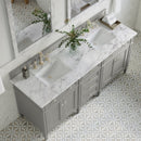 James Martin Brittany 72" Double Bathroom Vanity, Urban Gray
