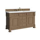 James Martin Brookfield 60" Single Bathroom Vanity, Pecan
