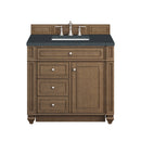 James Martin Bristol 36" Single Bathroom Vanity, Saddle Brown