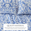 Watercolor Floral Sheet Set - Delia Collection by Great Bay Home