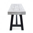 Outdoor Carlisle Benches, Sandblasted