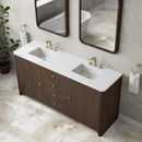 James Martin Gracyn 72" Double Bathroom Vanity, Sable
