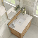James Martin Lorelai 36" Single Bathroom Vanity, Light Natural Oak