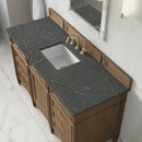 James Martin Brittany 60" Single Bathroom Vanity, Pecan