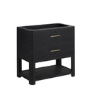 James Martin Lucian 36" Single Bathroom Vanity, Carbon Oak