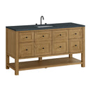 James Martin Breckenridge 60" Single Bathroom Vanity, Light Natural Oak