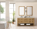 James Martin Breckenridge 72" Double Bathroom Vanity, Light Natural Oak