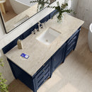 James Martin Brittany 60" Single Bathroom Vanity, Victory Blue
