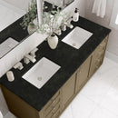 James Martin Chicago 60" Double Bathroom Vanity, Walnut Whisper