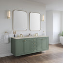 James Martin Chicago 72" Double Bathroom Vanity, Smokey Celadon