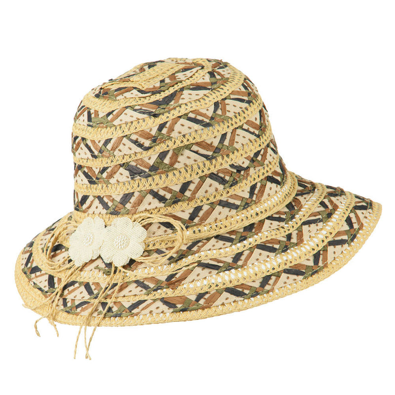 Women's Woven Braid Crushable Hat