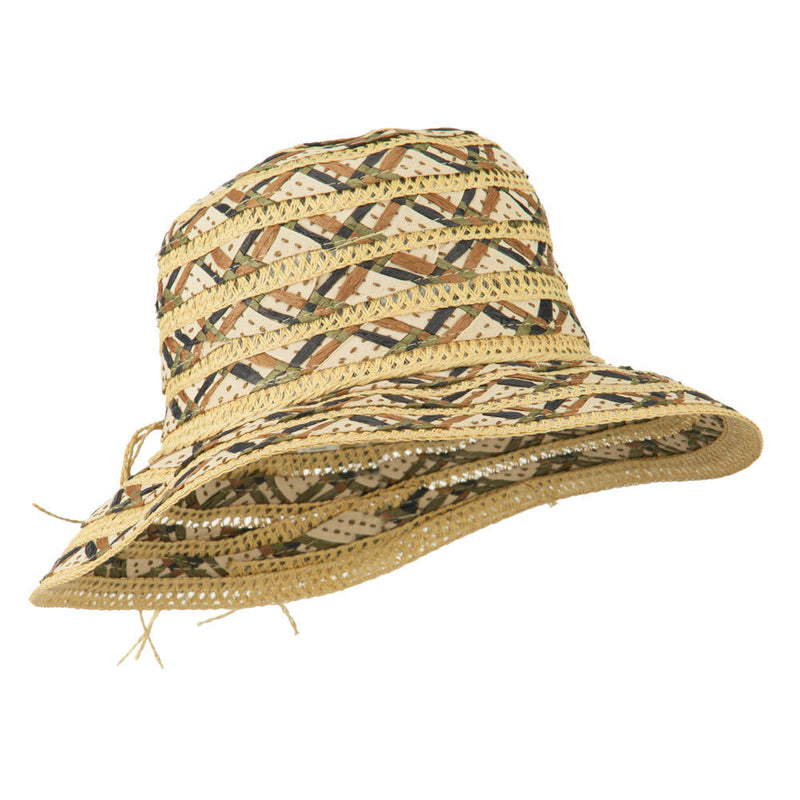 Women's Woven Braid Crushable Hat