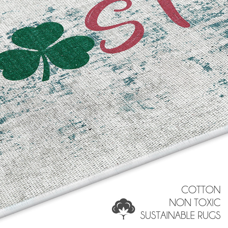 US States Boston Design 3 Piece Bathroom Rugs Set |Green