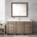 James Martin Bristol 60" Single Bathroom Vanity, Whitewashed Walnut