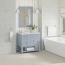 James Martin Breckenridge 36" Single Bathroom Vanity, Serenity Blue