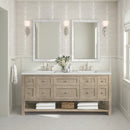 James Martin Breckenridge 72" Double Bathroom Vanity, Whitewashed Oak