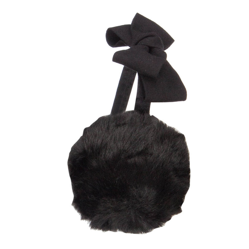 Faux Fur Felt Bow Ear Muff