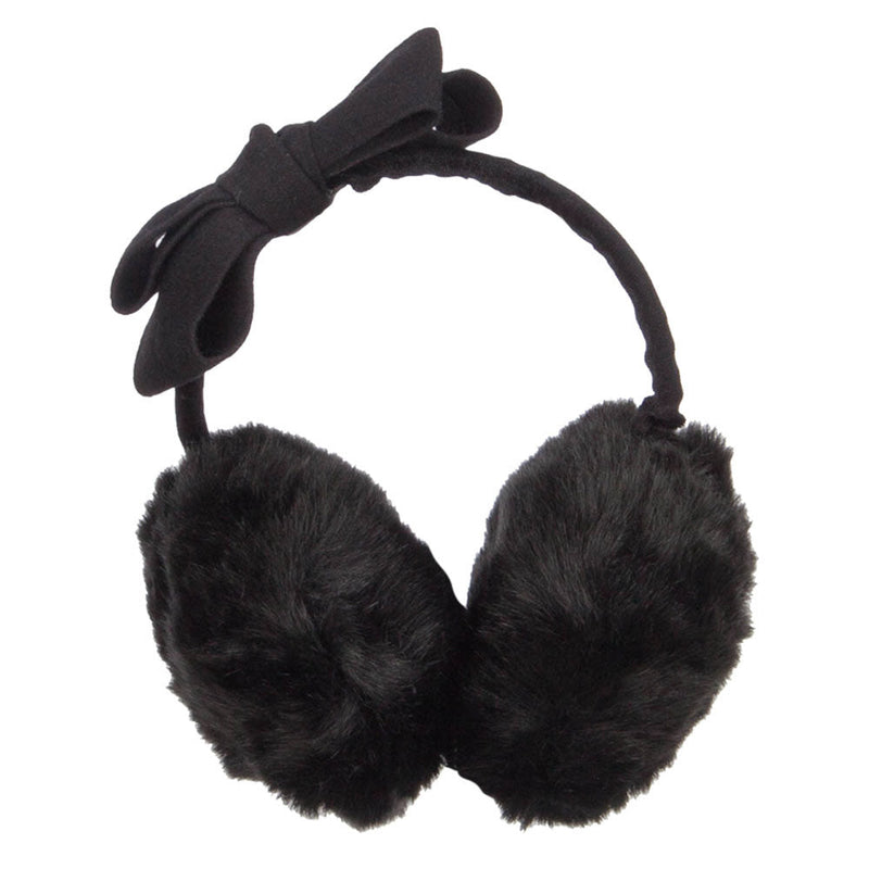 Faux Fur Felt Bow Ear Muff