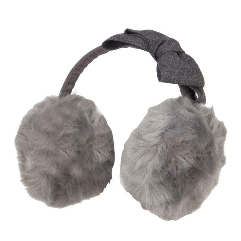 Faux Fur Felt Bow Ear Muff