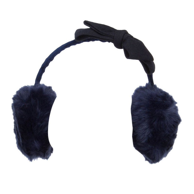 Faux Fur Felt Bow Ear Muff