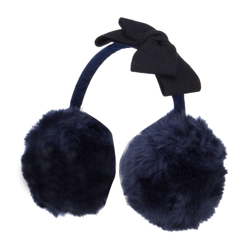 Faux Fur Felt Bow Ear Muff