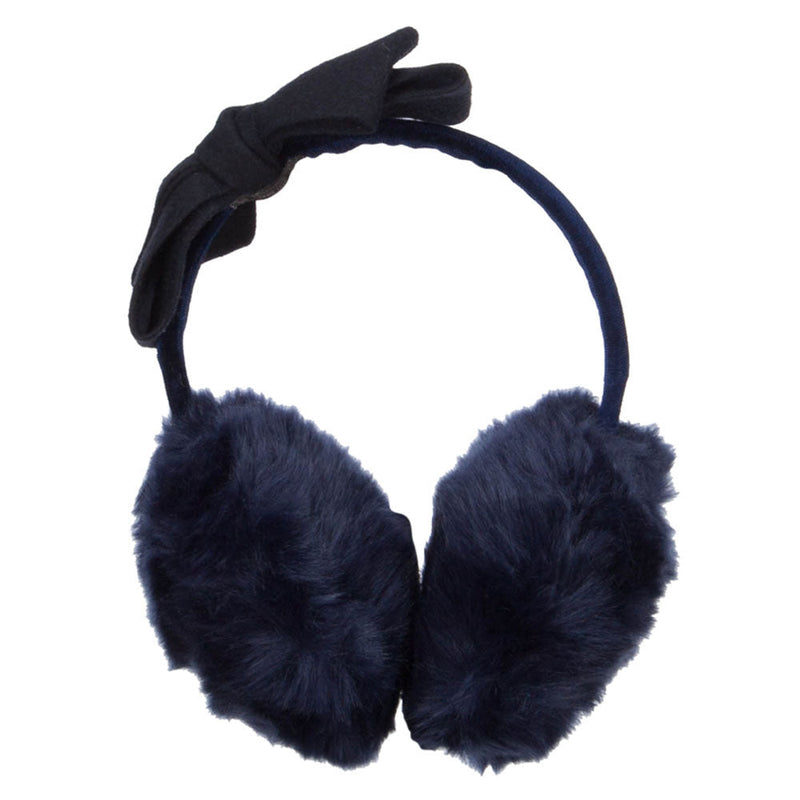 Faux Fur Felt Bow Ear Muff
