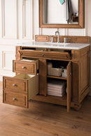 James Martin Bristol 36" Single Bathroom Vanity, Saddle Brown