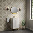 James Martin Chianti 20" Single Bathroom Vanity, Glossy White